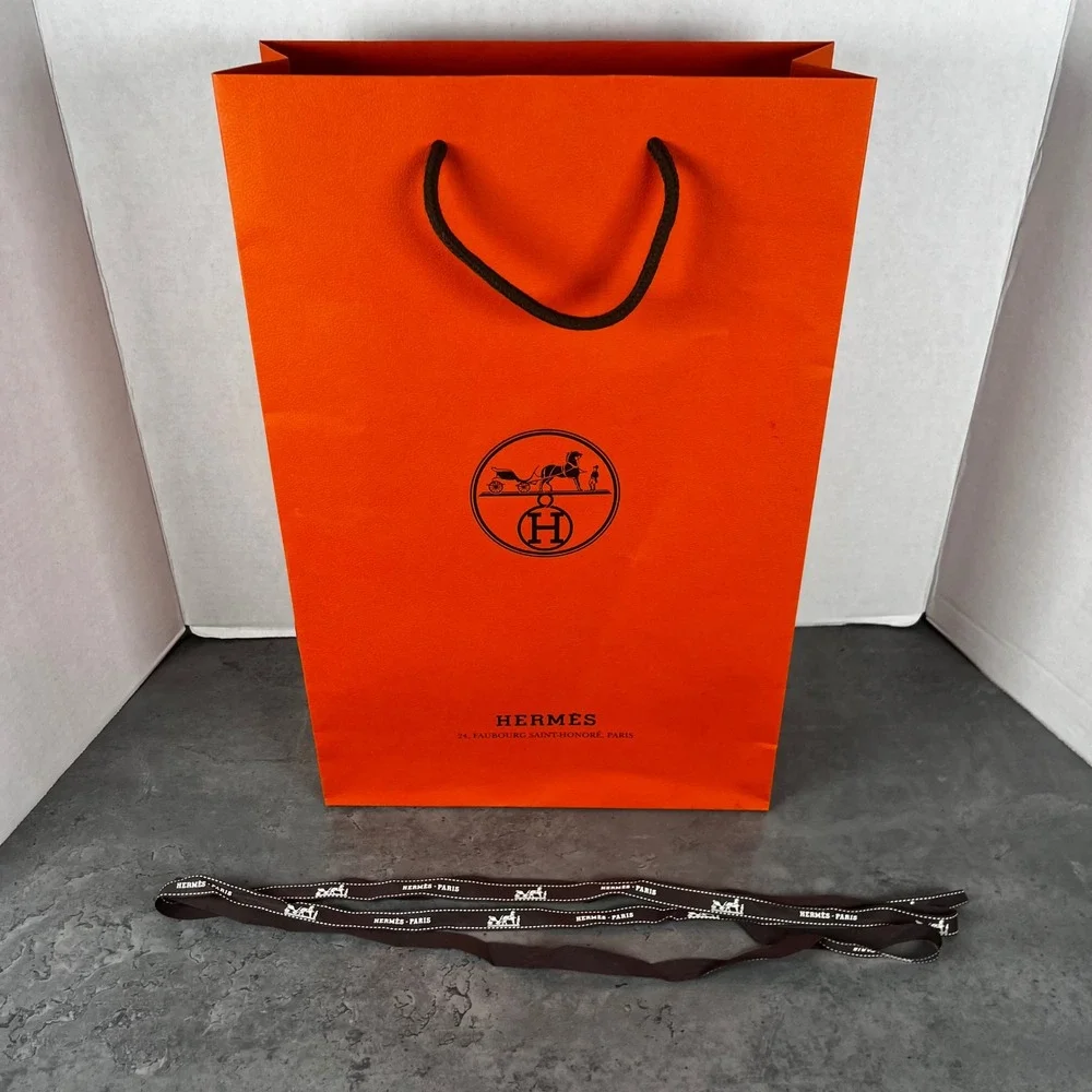 Hermès Shopping Bag with Ribbon 11